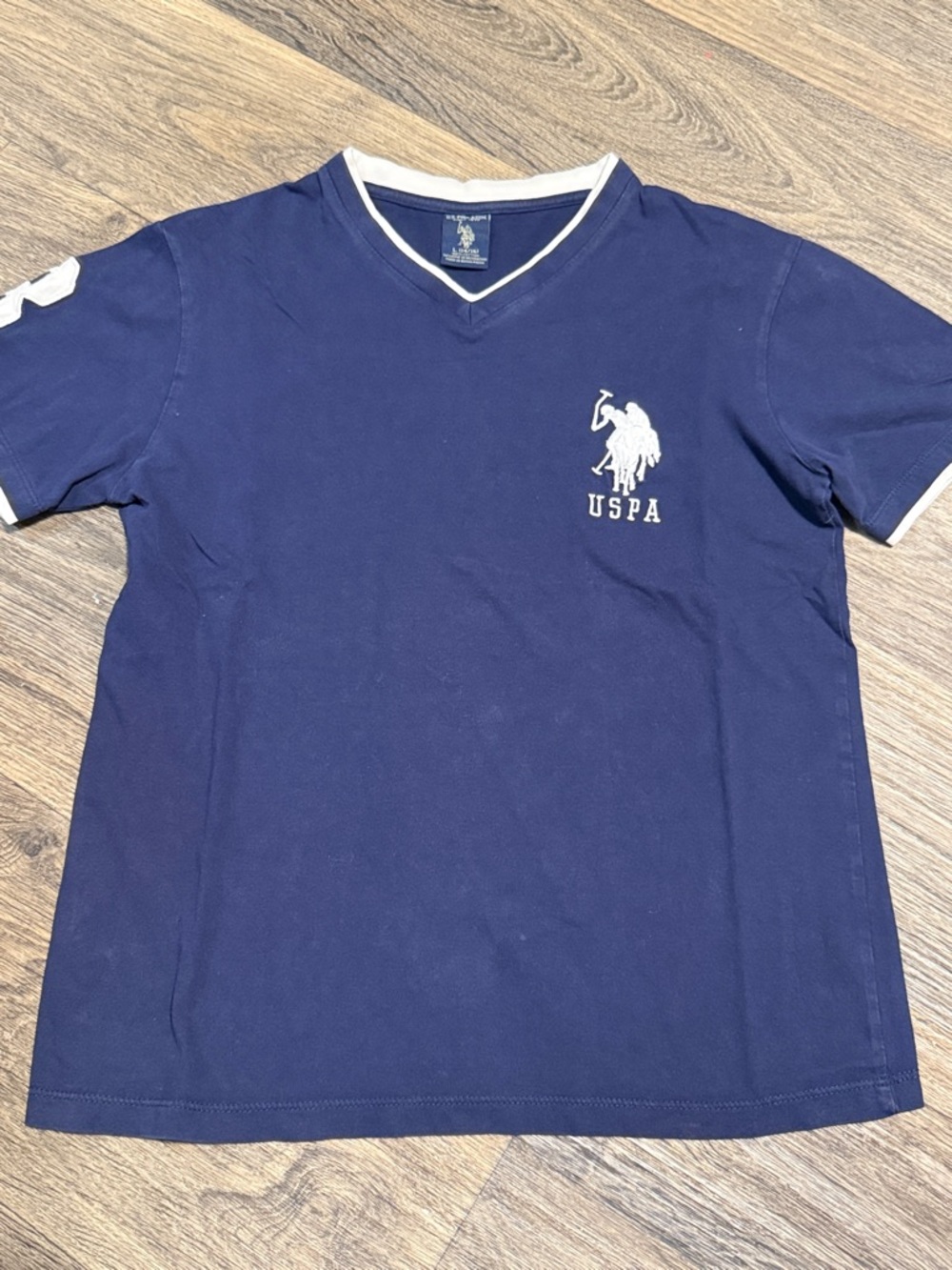 U.S. Polo Assn. Navy T-Shirt with White Pony Logo